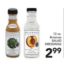 Pete's Fresh Market 12 oz. Briannas SALAD DRESSINGS offer