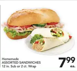 Pete's Fresh Market Homemade ASSORTED SANDWICHES offer