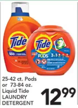 Pete's Fresh Market LIQUID Tide LAUNDRY DETERGENT offer
