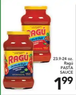 Pete's Fresh Market 23.9-24 oz. Ragú PASTA SAUCE offer
