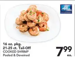 Pete's Fresh Market 21-25 ct. Tail-Off COOKED SHRIMP offer