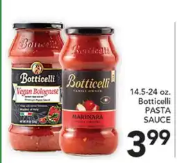 Pete's Fresh Market 14.5-24 oz. Botticelli PASTA SAUCE offer