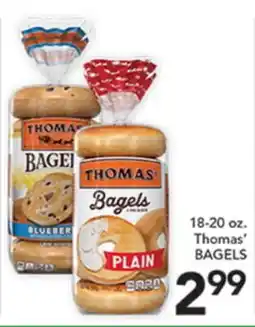 Pete's Fresh Market 18-20 oz. Thomas' BAGELS offer
