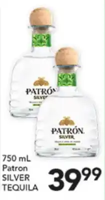 Pete's Fresh Market Patron SILVER TEQUILA offer