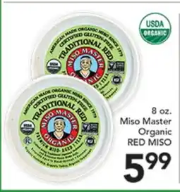 Pete's Fresh Market 8 oz. Miso Master Organic RED MISO offer