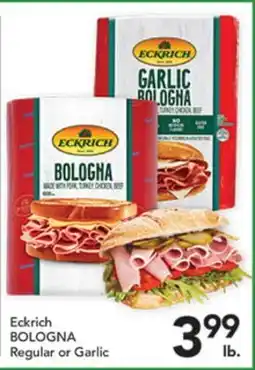 Pete's Fresh Market Eckrich BOLOGNA offer