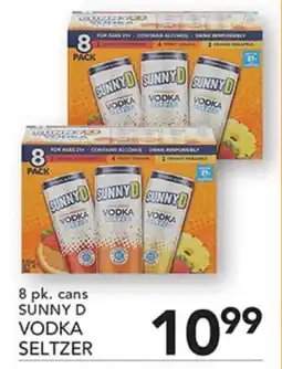 Pete's Fresh Market SUNNY D VODKA SELTZER offer