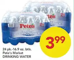 Pete's Fresh Market Pete's Market DRINKING WATER offer
