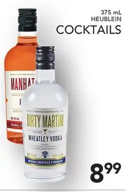 Pete's Fresh Market HEUBLEIN COCKTAILS offer