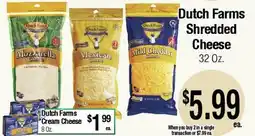 Big Saver Foods Dutch Farms Shredded Cheese offer