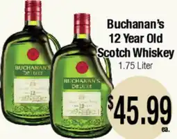 Big Saver Foods Buchanan's 12 Year Old Scotch Whiskey offer