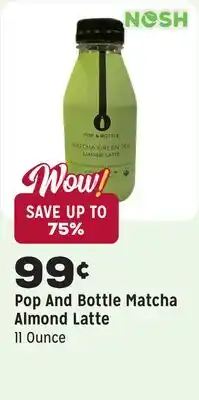 Grocery Outlet Matcha Almond Latte offer
