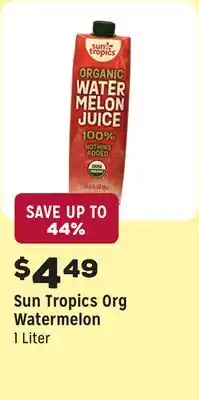 Grocery Outlet Tropics Org Watermelon offer