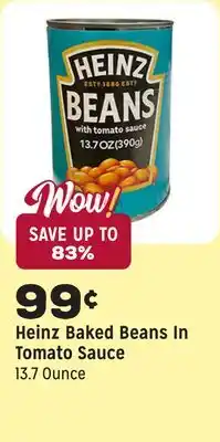 Grocery Outlet Baked Beans In Tomato Sauce offer
