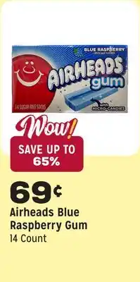 Grocery Outlet Blue Raspberry Gum offer