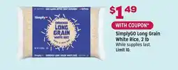Grocery Outlet SimplyGO Long Grain White Rice offer