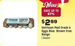 Grocery Outlet Blue Brown Free Range offer