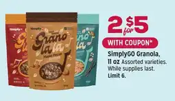 Grocery Outlet SimplyGO Granola offer