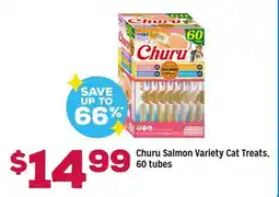 Grocery Outlet Churu Salmon Variety Cat Treats offer