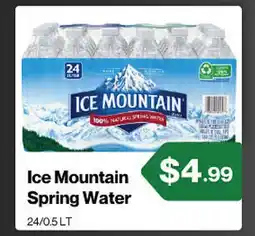 Market Place on Oakton Ice Mountain Spring Water offer