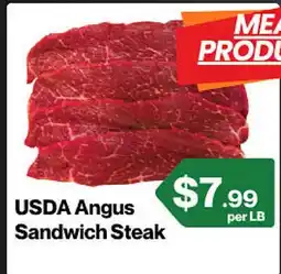 Market Place on Oakton USDA Angus Sandwich Steak offer