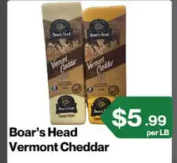 Market Place on Oakton Boar's Head Vermont Cheddar offer