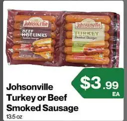 Market Place on Oakton Johnsonville Turkey or Beef Smoked Sausage offer