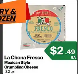 Market Place on Oakton La Chona Fresco Mexican Style Crumbling Cheese offer