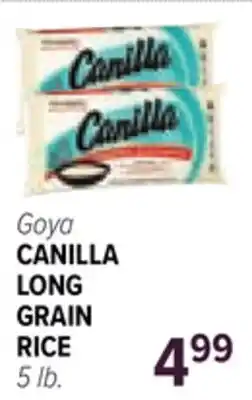 Cermak Fresh Market Goya CANILLA LONG GRAIN RICE offer