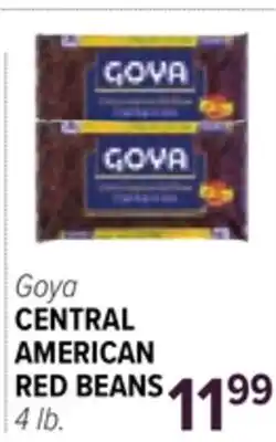 Cermak Fresh Market Goya CENTRAL AMERICAN RED BEANS offer
