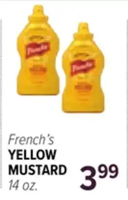 Cermak Fresh Market French's YELLOW MUSTARD offer