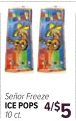 Cermak Fresh Market Señor Freeze ICE POPS offer