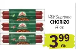 Cermak Fresh Market V&V Supremo CHORIZO offer