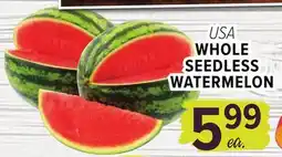 Cermak Fresh Market WHOLE SEEDLESS WATERMELON offer