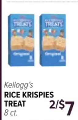 Cermak Fresh Market Kellogg's RICE KRISPIES TREAT offer