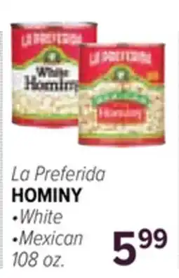 Cermak Fresh Market La Preferida HOMINY offer