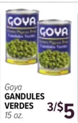 Cermak Fresh Market Goya GANDULES VERDES offer