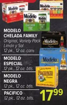 Cermak Fresh Market MODELO CHELADA FAMILY, MODELO ESPECIAL, MODELO NEGRA, PACIFICO offer