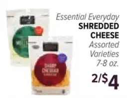 Cermak Fresh Market Essential Everyday SHREDDED CHEESE offer