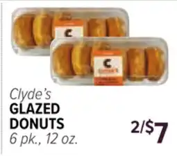Cermak Fresh Market Clyde's GLAZED DONUTS offer