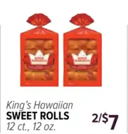 Cermak Fresh Market King's Hawaiian SWEET ROLLS offer