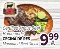 Cermak Fresh Market Certified Angus Beef Homemade Marinated Beef Steak offer
