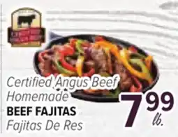 Cermak Fresh Market Certified Angus Beef Homemade BEEF FAJITAS offer