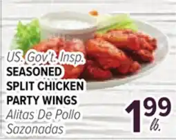 Cermak Fresh Market U.S. Gov't Insp. SEASONED SPLIT CHICKEN PARTY WINGS offer