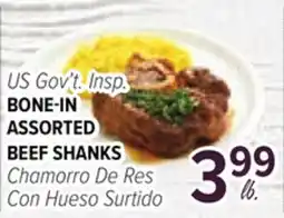 Cermak Fresh Market US Gov't Insp. BONE-IN ASSORTED BEEF SHANKS offer