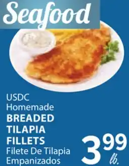 Cermak Fresh Market USDC Homemade BREADED TILAPIA FILLETS offer