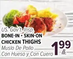Cermak Fresh Market U.S. Gov't Insp. BONE-IN • SKIN-ON CHICKEN THIGHS offer