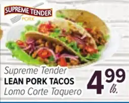 Cermak Fresh Market Supreme Tender LEAN PORK TACOS offer