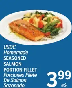 Cermak Fresh Market USDC Homemade SEASONED SALMON PORTION FILLET offer