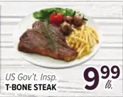 Cermak Fresh Market US Gov't. Insp. T-BONE STEAK offer